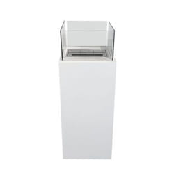 DIVINA FIRE DF94801 cheminée Intérieur & extérieur Cheminée autonome Bioéthanol Blanc