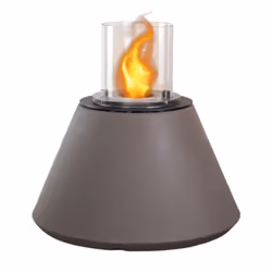 DIVINA FIRE DF95267, Cheminée autonome, Bioéthanol, Gris, Intérieur & extérieur, 4 - 5 h, 1,5 L