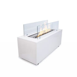 DIVINA FIRE DF94817 cheminée Intérieur & extérieur Cheminée autonome Bioéthanol Blanc