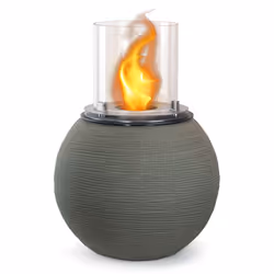 DIVINA FIRE Botticelli, Cheminée autonome, Ouvert, Bioéthanol, Vert, Intérieur & extérieur, Rond