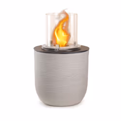 DIVINA FIRE Raffaello, Cheminée autonome, Ouvert, Bioéthanol, Beige, Intérieur & extérieur, 1,5 L