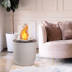 DIVINA FIRE Raffaello Intérieur & extérieur Cheminée autonome Bioéthanol Beige - Vue supplémentaire 8