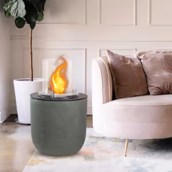 DIVINA FIRE Raffaello Intérieur & extérieur Cheminée autonome Bioéthanol Vert - Vue supplémentaire 8