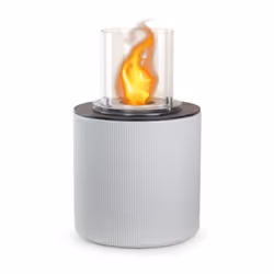 DIVINA FIRE DF95278, Cheminée autonome, Bioéthanol, Blanc, Intérieur & extérieur, 4 - 5 h, 1,5 L