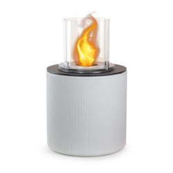 DIVINA FIRE DF95278 cheminée Intérieur & extérieur Cheminée autonome Bioéthanol Blanc