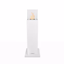 DIVINA FIRE DF95282, Cheminée autonome, Bioéthanol, Blanc, Extérieure, 2 - 2,5 h, 0,7 L