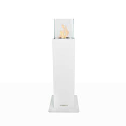 DIVINA FIRE DF95282 cheminée Extérieure Cheminée autonome Bioéthanol Blanc