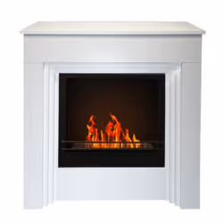 DIVINA FIRE DF95597, Cheminée autonome, Bioéthanol, Blanc, Intérieure, 4,5 - 5 h, 1,8 L