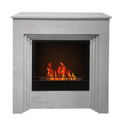DIVINA FIRE DF95598 cheminée Intérieure Cheminée autonome Bioéthanol Gris