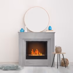 DIVINA FIRE DF95598 cheminée Intérieure Cheminée autonome Bioéthanol Gris