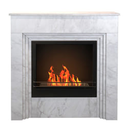 DIVINA FIRE Bellini Intérieure Cheminée encastrée Bioéthanol Couleur marbre