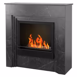 DIVINA FIRE DF95600, Cheminée autonome, Bioéthanol, Noir, Intérieure, 4,5 - 5 h, 1,8 L