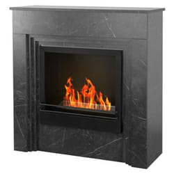 DIVINA FIRE DF95600 cheminée Intérieure Cheminée autonome Bioéthanol Noir