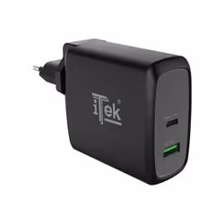 itek ITSCWUC60 chargeur d'appareils mobiles Universel Noir Secteur Charge rapide Intérieure