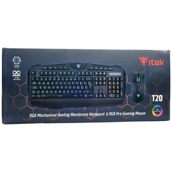 itek T20 clavier Souris incluse USB Italien Noir