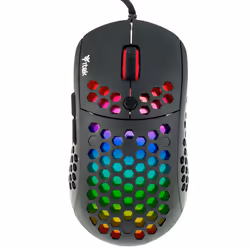 itek G71, Droitier, Optique, USB Type-A, 12000 DPI, Noir