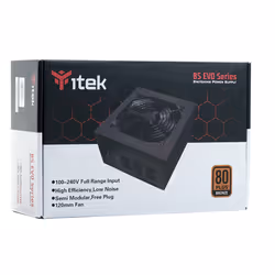 itek BS650 unité d'alimentation d'énergie 650 W 24-pin ATX ATX Noir