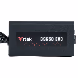 itek BS650 unité d'alimentation d'énergie 650 W 24-pin ATX ATX Noir - Vue supplémentaire 6