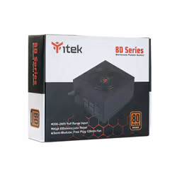 itek BD700 unité d'alimentation d'énergie 700 W 24-pin ATX ATX Noir