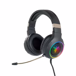 itek H430, Avec fil, Jouer, 20 - 20000 Hz, Casque, Noir