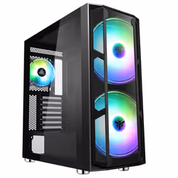 itek MAJES 20 EVO, Full Tower, PC, Noir, ATX, Acrylonitrile-Butadiène-Styrène (ABS), Mesh, SPCC, 16,5 cm