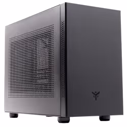 itek EVOKE, Mini Tower, PC, Noir, micro ATX, Mini-ITX, Métal, SPCC, 8,8 cm