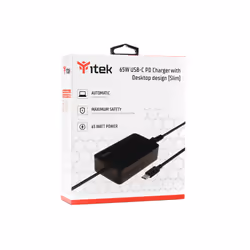 itek ITNBSDC65 adaptateur de puissance & onduleur Intérieure 65 W Noir - Vue supplémentaire 4
