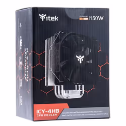 itek ICY-4HB Processeur Refroidisseur 12 cm Noir - Vue supplémentaire 6
