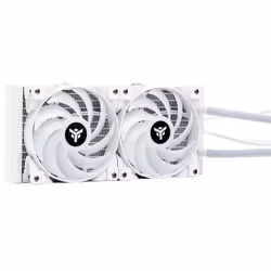 itek EVOLIQ 240 ARGB (White Edition) Processeur Refroidisseur de liquide tout-en-un 12 cm Blanc