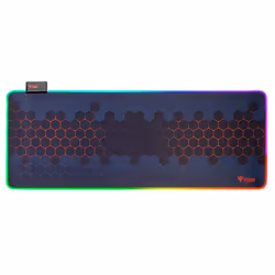 itek E1, Noir, Rouge, Image, Multicolore, Base antidérapante, Tapis de souris de jeu