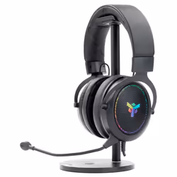 itek H500, Avec fil, Jouer, 20 - 20000 Hz, 560 g, Casque, Noir