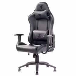 itek PLAYCOM PM20, Siège de jeu universel, 140 kg, Siège rembourré, Dossier rembourré, Universel, Noir