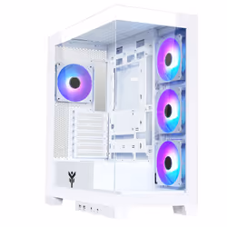 itek SHOWBUI 45W, Tower, PC, Blanc, ATX, micro ATX, Mini-ITX, Bleu, Vert, Rouge, Ventilateur
