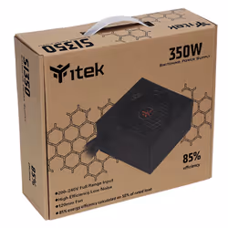 itek SI350 unité d'alimentation d'énergie 350 W 24-pin ATX Noir - Vue supplémentaire 2