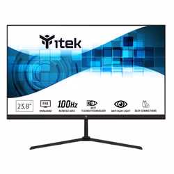 itek GWF, 60,5 cm (23.8"), 1920 x 1080 pixels, Full HD, LED, 5 ms, Noir