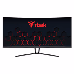 itek GGC, 86,4 cm (34"), 3440 x 1440 pixels, Wide Quad HD, LED, 1 ms, Noir