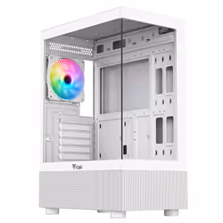 itek SHOWBUI 33W, Tower, PC, Blanc, ATX, micro ATX, Mini-ITX, Bleu, Vert, Rouge, Ventilateur