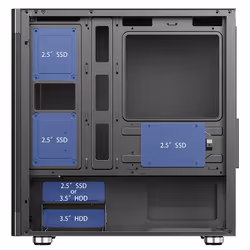 itek PROMESH 35B Mini Tower Noir - Vue supplémentaire 11