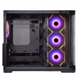 itek DARK CAVE CURVED Tower Noir