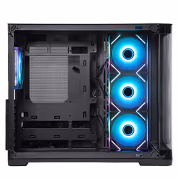itek DARK CAVE CURVED Tower Noir