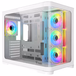itek DARK CAVE CURVED, Tower, PC, Blanc, ATX, micro ATX, Mini-ITX, Bleu, Vert, Rouge, Ventilateur