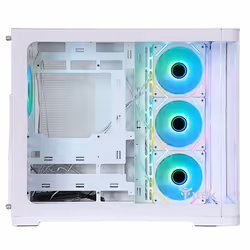 itek DARK CAVE CURVED Tower Blanc