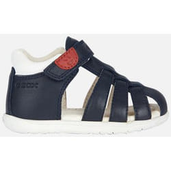 Sandales B254va08554 Macchia Cuir Bleu