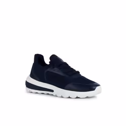 Sneakers Femme - GEOX - D Spherica Actif A - Cuir - Lacets Plats - Confort Exceptionnel