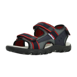 Sandales Enfant Geox Strada - GEOX - 105689 - Noir/Fluo Jaune - Ouvert - Confort exceptionnel