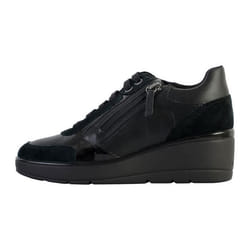 Basket Cuir Geox Ilde - Noir