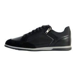 Basket Cuir Geox Renan - GEOX - Version basse - Lacets - Noir - Homme