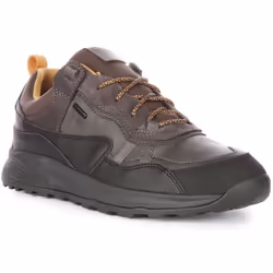 Baskets imperméables GEOX U Terrestre B Abx en synthétique pour hommes - Anthracite - Lacets