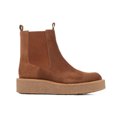 Bottines Elidea Daim Marron