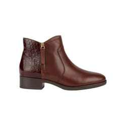 Bottines Felicity Cuir Marron